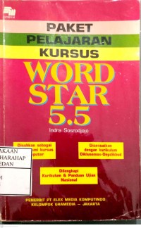 Image of Paket Pelajaran Kursus Word Star 5.5