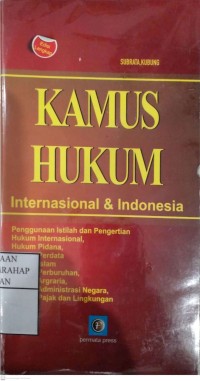 Kamus Hukum : Internasional & Indonesia