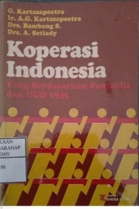 Koperasi Indonesia Yang Berdasarkan Pancasila Dan UUD 1945