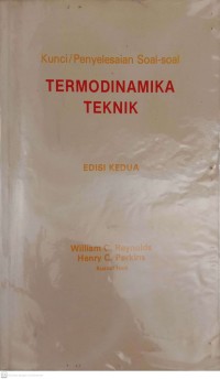 Kunci/Penyelesaian Soal Soal:Termodinamika Teknik Ed.2