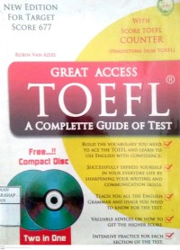 Great Access Toefl A Complete Guide Of Test