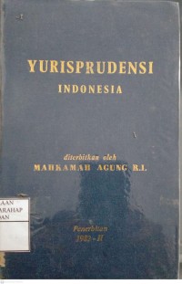 Yurisprudensi Indonesia