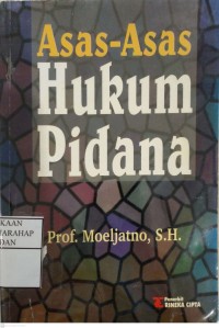 Asas-asas Hukum Pidana