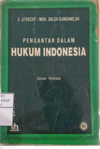 Pengantar Dalam Hukum Indonesia