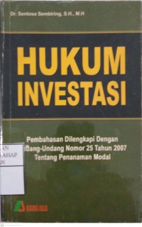 Hukum Investasi