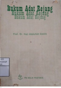 Hukum Adat Rejang
