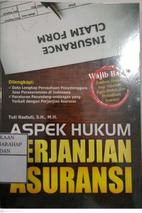 Aspek Hukum Perjanjian Asuransi