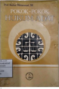 Pokok-pokok Hukum Adat