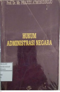 Hukum Administrasi Negara