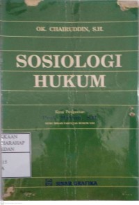 Sosiologi Hukum Ed.1, Cet.1