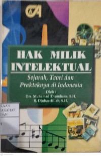 Hak Milik Intelektual :Sejarah, Teori Dan Prakteknya Di Indonesia