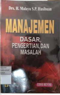 Manajemen :Dasar, Pengertian, Dan Masalah