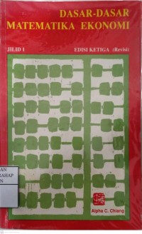 Dasar-dasar Matematika Ekonomi