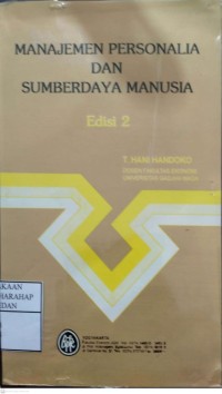 Manajemen Personalia Dan Sumber Daya Manusia