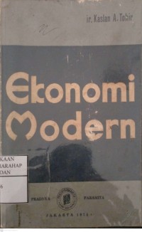Ekonomi Modern