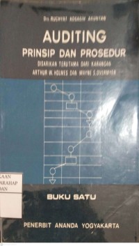 Auditing : Prinsip Dan Prosedur