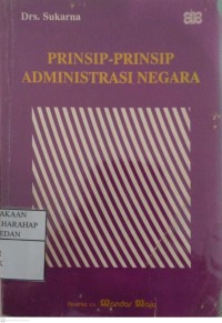 Prinsip-prinsip Administrasi Negara