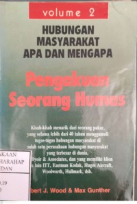Hubungan Masyarakat Apa Dan Mengapa : Pengakuan Seorang Humas