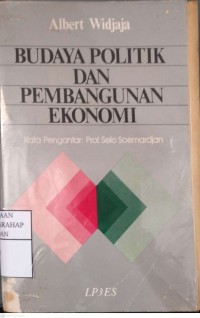 Budaya Politik Dan Pembangunan Ekonomi