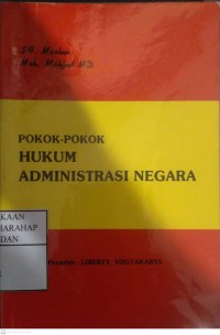 Pokok-pokok Hukum Administrasi Negara