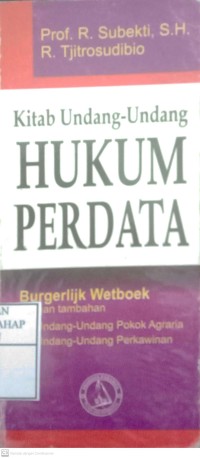 Kitab Undang-undang Hukum Perdata, Cet.34