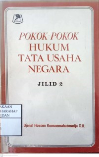 Pokok-pokok Hukum Tata Usaha Negara