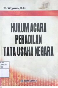 Hukum Acara Peradilan Tata Usaha Negara